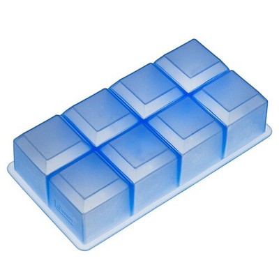 Lurch 10466 Eiswürfelbereiter Würfel aus Silikon für 8 Eiswürfel 5 cm