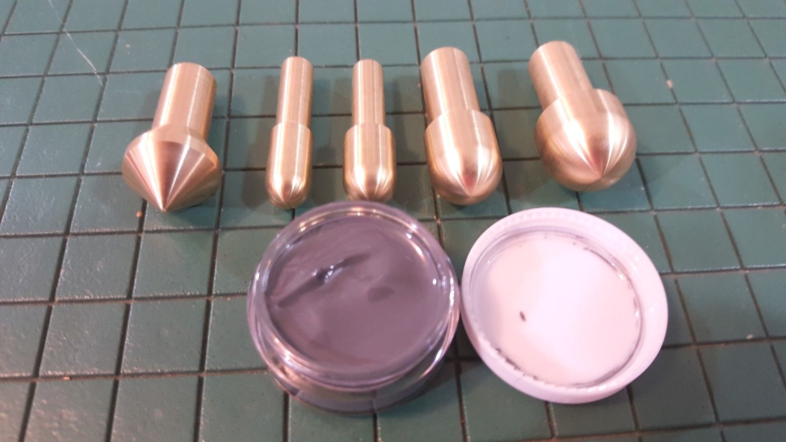 Gunsmith Tools 5 Brass Muzzle LapsRifle Or Pistol Crowning Kit