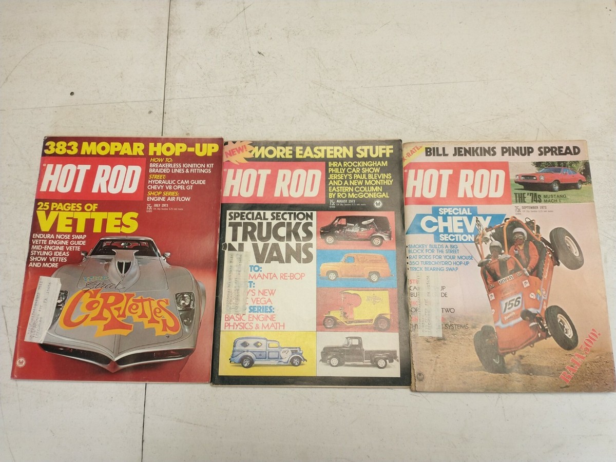 1973 HOT ROD MAGAZINE FULL YEAR 12 ISSUES VINTAGE | eBay