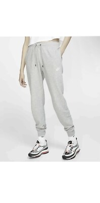 NEW Nike Essential Fleece Jogger Sweatpants Gray BV4095-063 Women s Size Medium