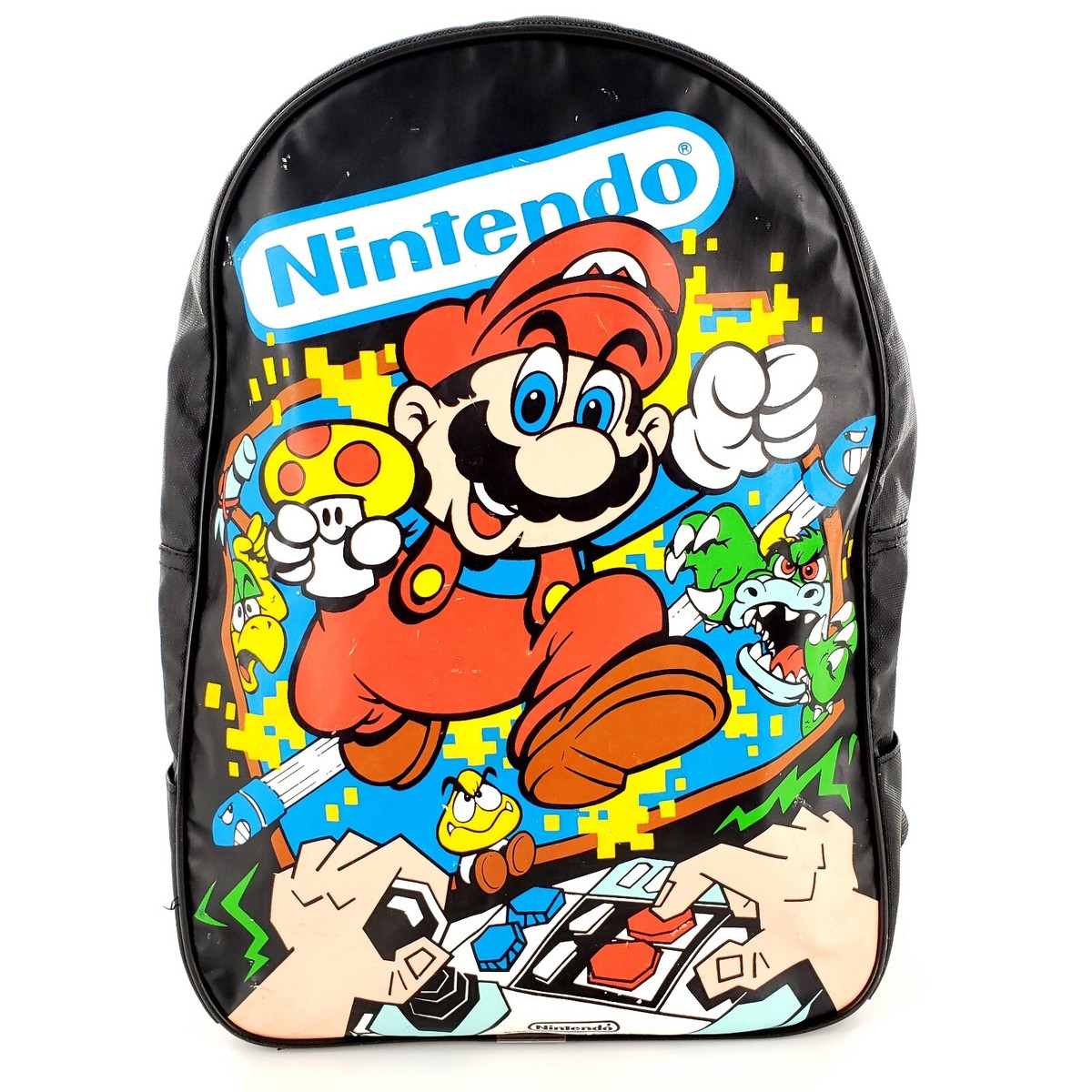 Vintage 1988 Nintendo Of America Mario Backpack 10.5