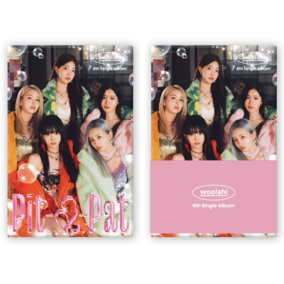K-POP WOOAH 4th Single Album [Pit-a-Pat] POCA Ver. NFC Card+P.Card