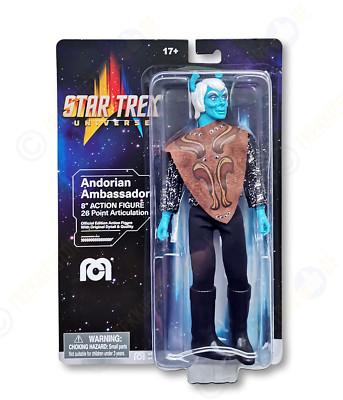 Andorian Ambassador 8'' Action Figure 26 Point Articulation Mego Star Trek