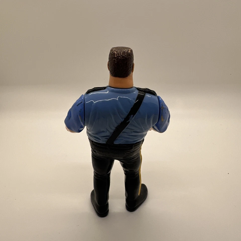 Figura de acción de colección Big Boss Man 100 % completa WWF WWE Wrestling 1990 Foto 3 de 4