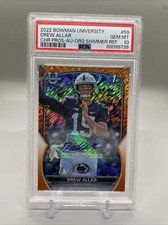 2022 Bowman Chrome Drew Allar Orange Refractor Auto /25 PSA 10 Penn State
