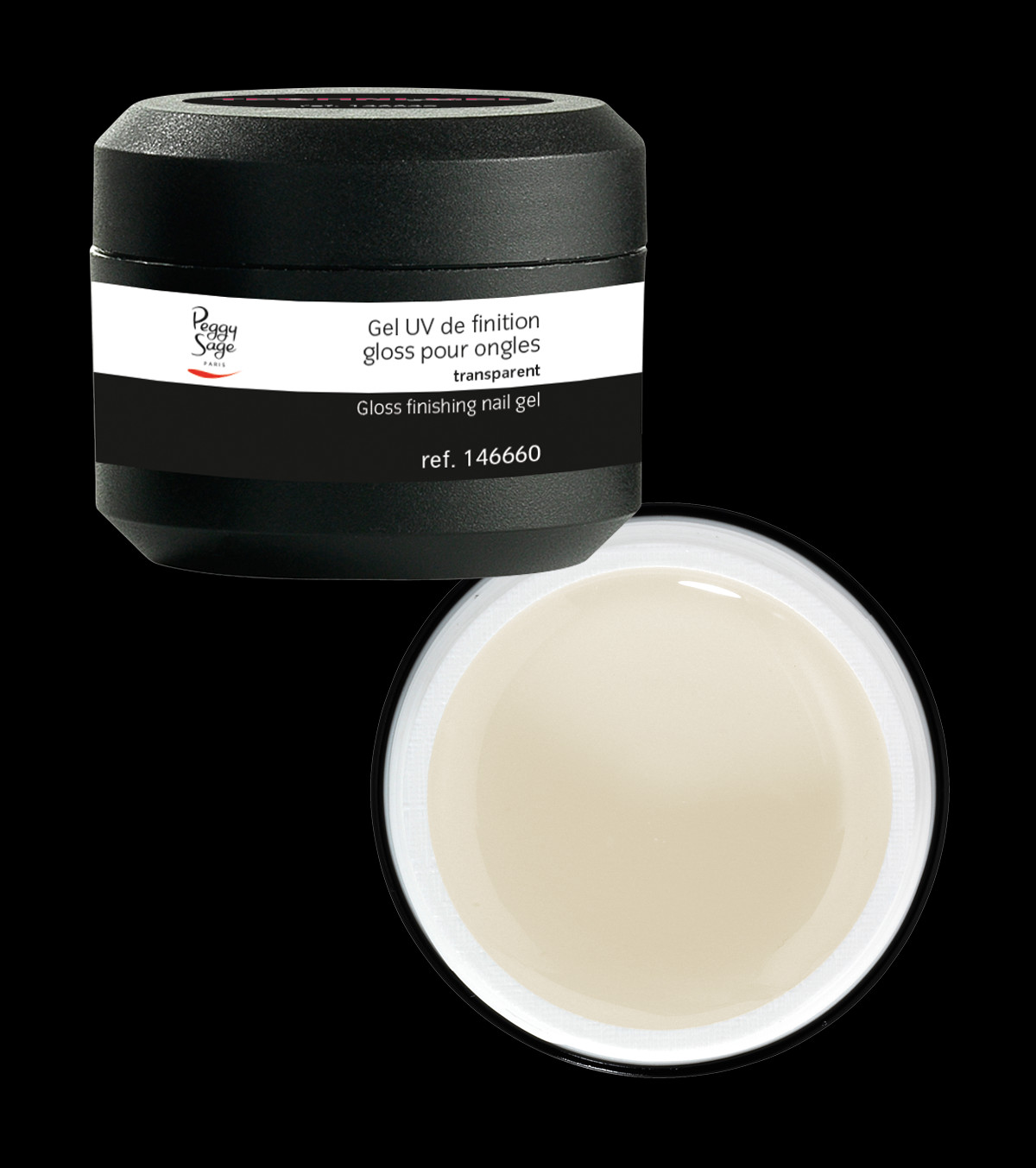 Gloss ongles transparent Peggy Sage gel de finition longue tenue 15g