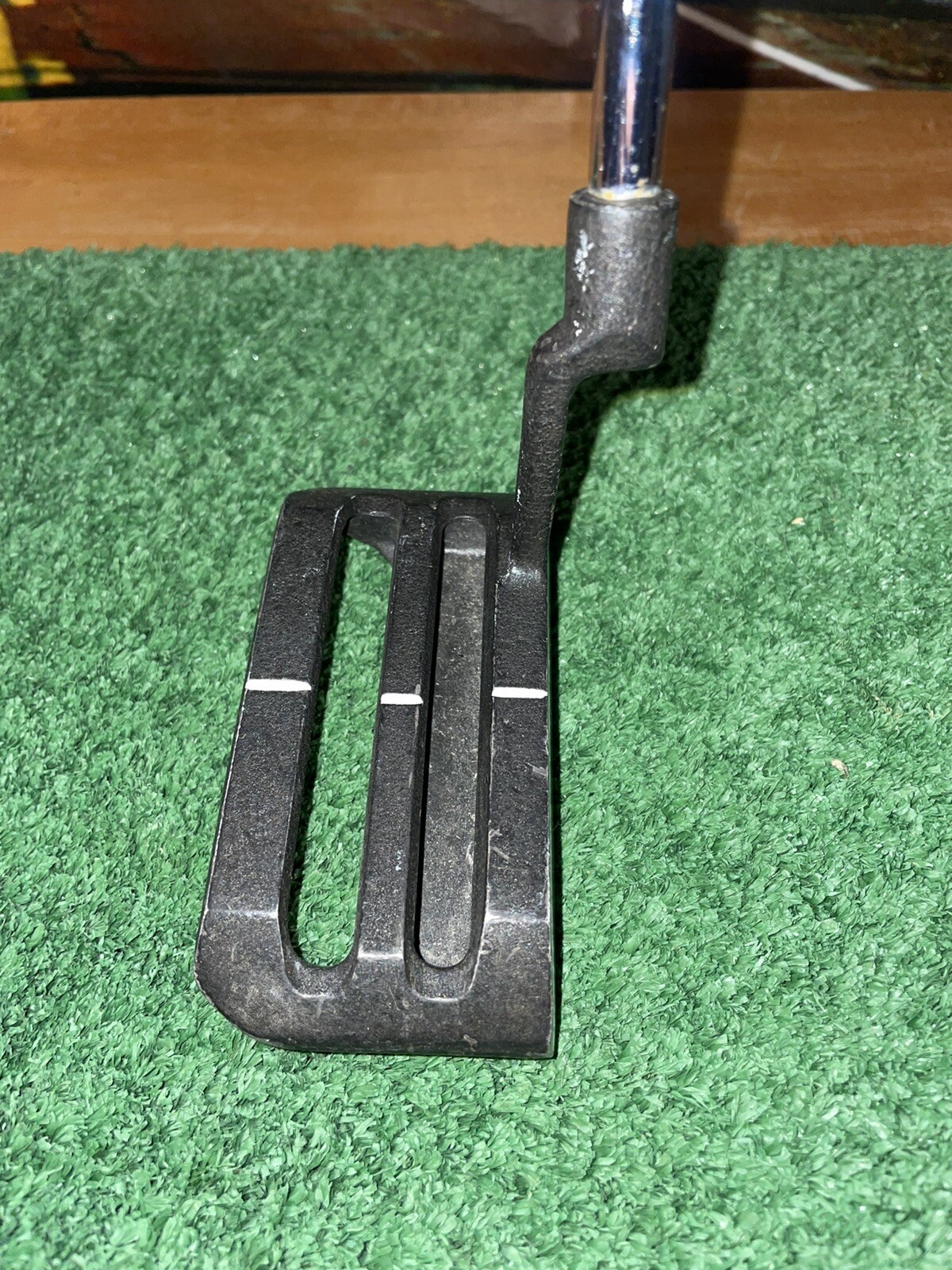 rare early MIZUNO 8804 Slotted Black Mallet Style Golf Putter 35" All Original eBay