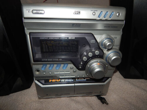 JVC Stereo Receiver & Speakers CA-MXK5 3 CD Changer Dual Cassette AM/FM Radio - Picture 2 of 6