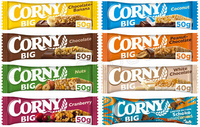 CORNY Healthy Cereal Bars Variety Assorted Flavors European Treats