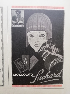 Suchard Cioccolato Schokolade - von Zeitschrift ''Le Vie D*Italia'' - 1931 Werbung