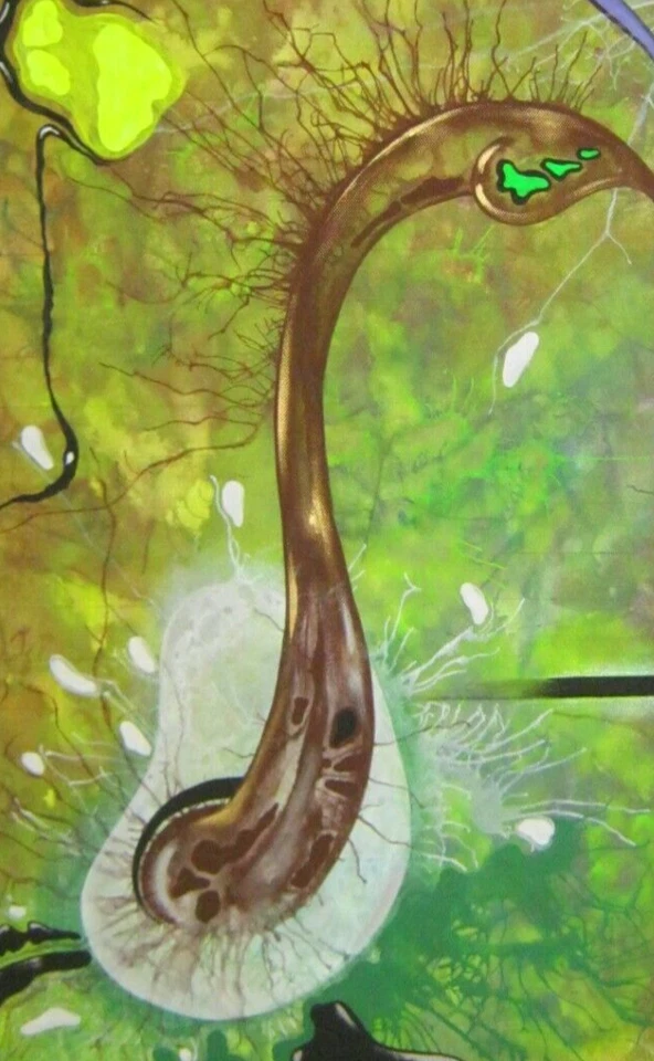 arte moderno pintura abstracta surrealismo multicolor surrealista ácido psicodélico por Foto 4 de 4