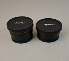 Vivitar HD4 MC AF High Definition 0.43x 2.2x Wide Angle Converter Lens Set