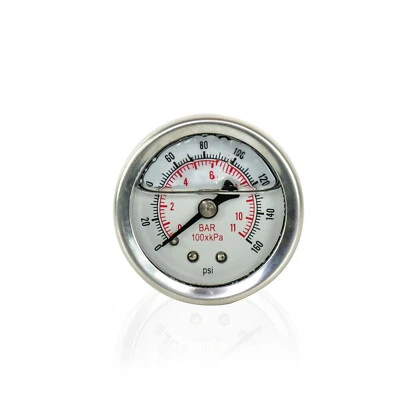 AUTO DRESS Universal Manometer, Durchmesser Ø 46mm, 0-160 Bar, 1/4 Anschlussgewinde