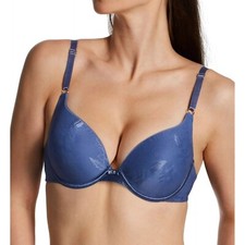 Vanity Fair Extreme Ego Boost Push-Up Convertable Bra 2131101 Blue Harbor 34C