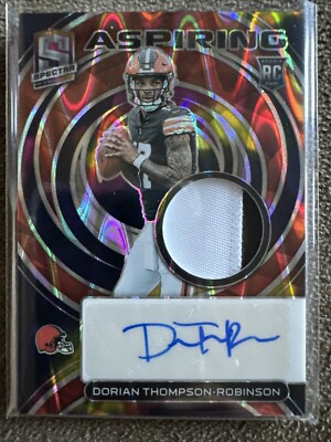 2023 Panini Spectra - Aspiring Patch Autographs Supernova Prizm #APA-6 Dorian...