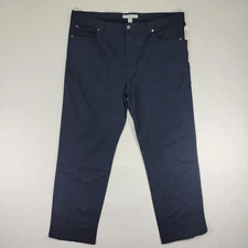 Amazon Essentials Men's Pants Navy Blue Striaght Fit Size 42x32 NEW