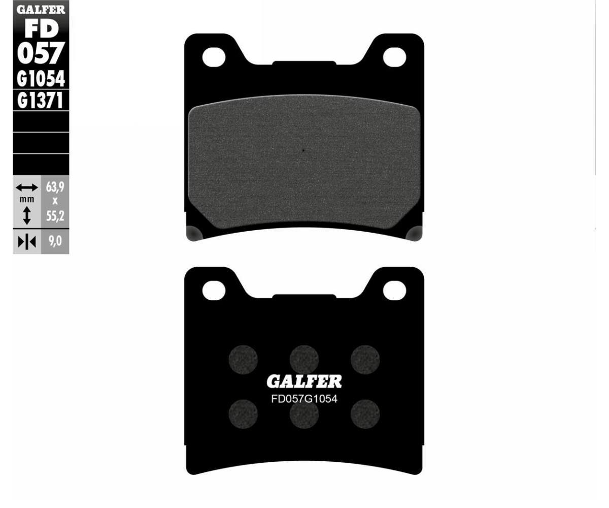 Galfer Rear Brake Pads YAMAHA BT 1100 BULL DOG 2001 FD057