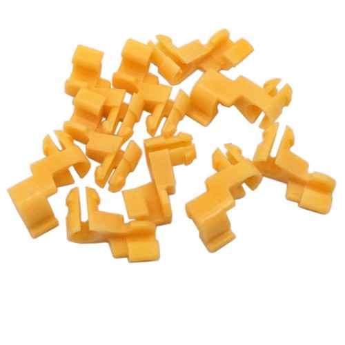 8 Clip Fissaggio Maniglia Auto In Metallo 76980 - Universali Per Manovella Finestrini