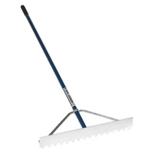 Midwest Rake 56929 ProTurf Lute/Rake 66" 30" Blue Aluminum Handle