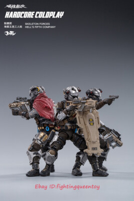 JOYTOY 1/18 SKELETON FORCES HELL's FIFTH COMPANY Set Of 3 Figures