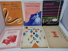 Lot 6 Vintage Organ Sheet Music Kimball Hammond Lowrey Walt Disney Orgelschule