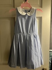 Ralph Lauren Polo Pin Stripe Dress Girls Size 7