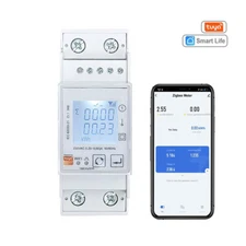 Smart /WiFi Energy Meter AC85-270V 80A 45-65Hz Din Rail Power Monitor Wattmeter