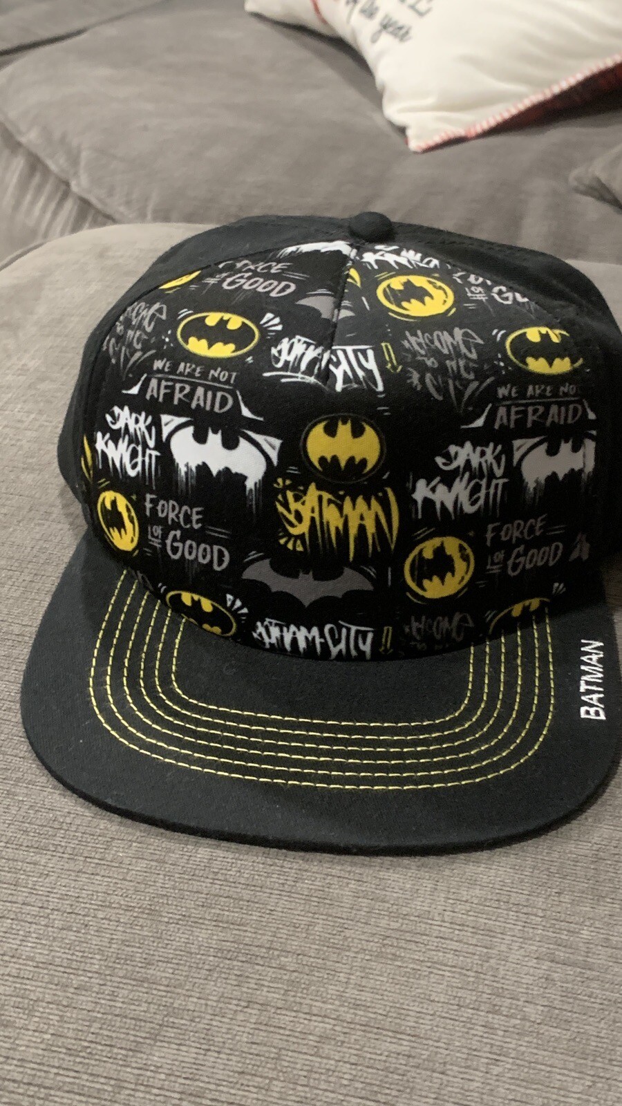 Batman SnapBack DC Comics Six Flags Flat Billed A… - image 2