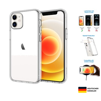 Transparente Stoßfeste Handyhülle für iPhone 12 Mini 5,4 Zoll Schutz Tasche