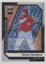2021 Panini Elite Extra Edition Signatures Izaac Pacheco #39 Auto k4p