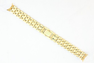 Uhrenarmband Uhrband Edelstahl 12mm mit special-Anstoß Gold