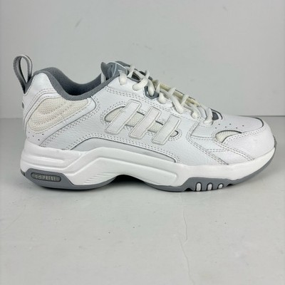 VTG Deadstock Adidas B49 white/grey streetwear Y2K trainers womens 8.5