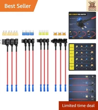 Easy-Connect 12V Car Fuse Tap Set – 12-Pack for All Vehicle Types & Accessories