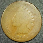 Lowball 1864 Bronze 1C Indian Head Cent