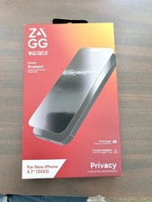 ZAGG InvisibleShield Privacy Glass Screen Protector iPhone 15 Pro Max 6.7in New