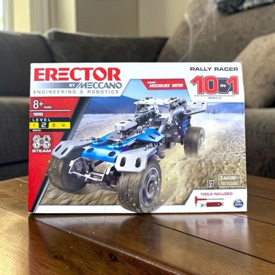Meccano Erector Rally Racer 10-in-1 Building Kit #18203 8+ FACTORY SEALED