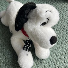 Rare Vintage Disney 16" Domino Beanie Plush: 101 Dalmatians