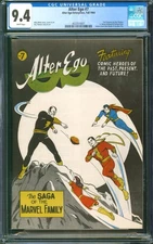 Alter Ego #7 CGC 9.4 Fall 1964 White Pages 1st Silver Age Black Adam Appearance