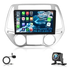 2+64GB Android 15 Autoradio GPS Navi CarPlay FM RDS Für Hyundai i20 PB 2012-2014