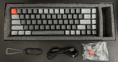 Tested Keychron K6 Wireless Mechanical Keyboard Aluminum, RGB, Gateron Brown