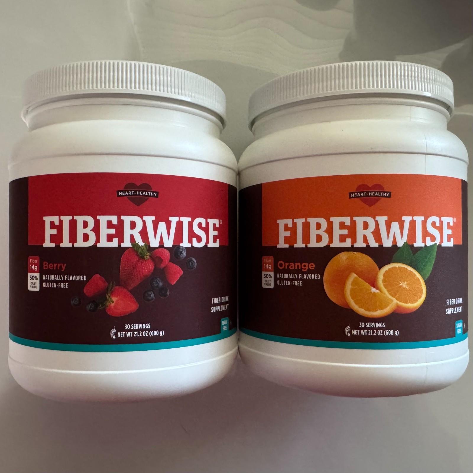 2-Pk Melaleuca Fiberwise ORANGE BERRY Fiber Drink Supplement Sugar-Free ...