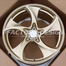 1pc Custom Gold 5 Spoke Forged Wheels Rim For Porsche 911 Carrera St Narrow Body