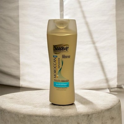 Suave Professionals MOROCCAN Argan OIL INFUSION Shine Shampoo 12.6oz| Normal-Dry