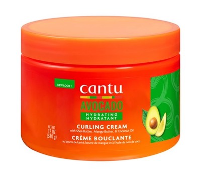 Cantu Avocado Curling Cream with Shea Butter, Mango Butter, & Coconut Oil 340g