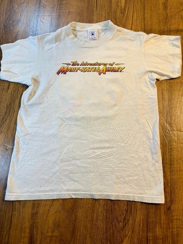90s Mary-Kate & Ashley Adventures Promo T Shirt Delt 1990s vintage concert t-shirt, vintage, single stitch, B+ condition