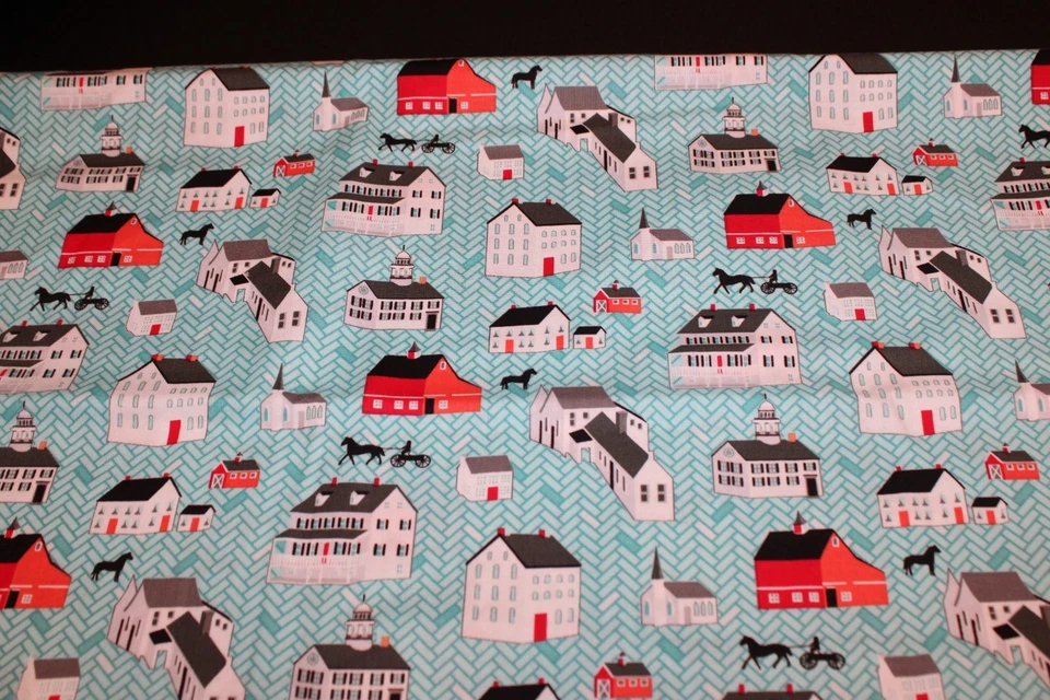 Folkart Fantasy Benartex Cotton Fabric 1 yard - Image 2 of 4