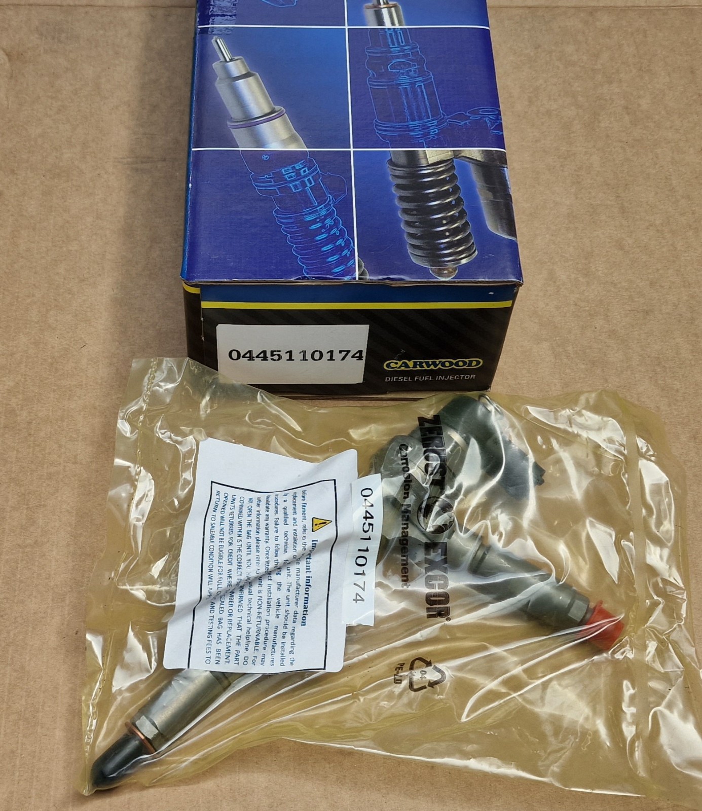 DIESEL FUEL INJECTOR FITS VAUXHALL ASTRA MK5 H 1.7 CDTi CARWOOD 0445110174
