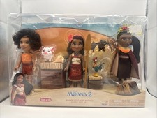Disney Moana 2 6" Moana, Loto  Matangi Petite Gift Set