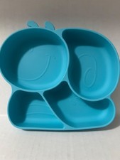 Silicone Baby Suction Divided Food Compartment Plate
