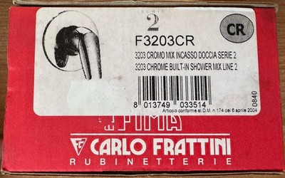 FIMA Armatur ''Carlo Frattini'', F3203CR Chrom Mix Unterputz Dusche Serie 2